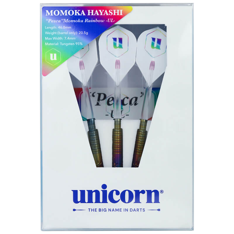 ユニコーン Pesca MOMOKA Rainbow UL 2BA20.5g 林桃加選手 ダーツ バレル