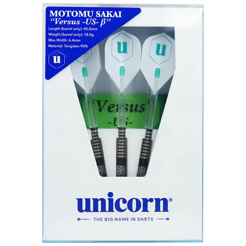 モ*ト様 Unicorn Versus US-β ダーツ バレル ユニコーン Versus US β バーサス US ベータ 2BA18g 酒井素選手 ダーツ
