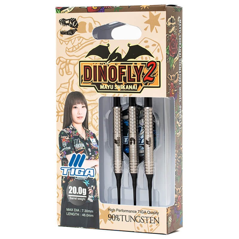 【大特価!】ドゥルージー等 30個 セット② ティガ DINOFLY2 ダイノフライ2 2BA20g 鹿内麻友選手 ダーツ バレル