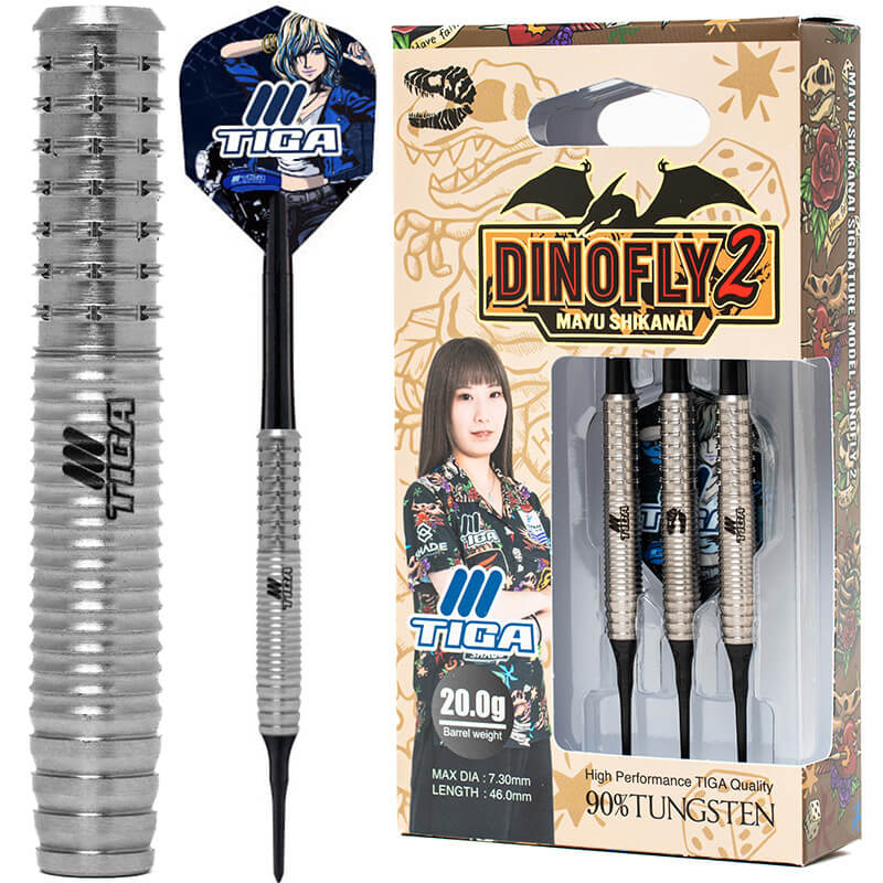 ティガ DINOFLY2 ダイノフライ2 2BA20g 鹿内麻友選手 ダーツ バレル