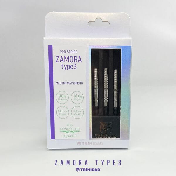 トリニダード Zamora Type3 サモラ3 2BA18g 松本恵選手 ダーツ バレル