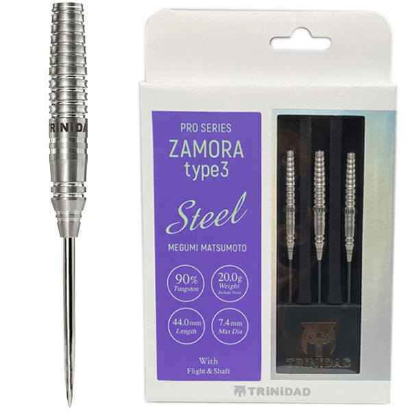 トリニダード Zamora Type3 サモラ3 2スティール20g 松本恵選手 ハード