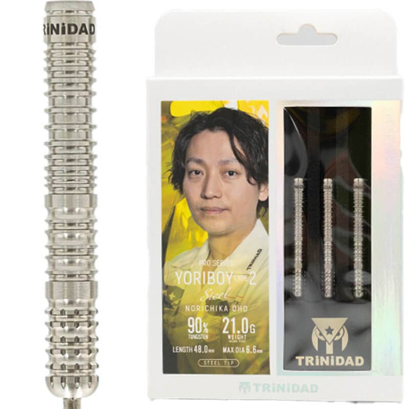 大穂徳睦YoriboyヨリボーイTRINIDADトリニダード21g定価11000 ダーツ バレル トリニダード プロ ヨリボーイ TRiNiDAD PRO