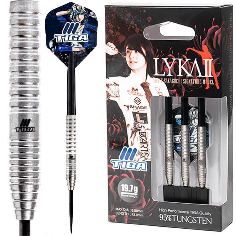 ティガ LYKA2 リュカ2 スティール19.7g 坂口優希恵選手 ハードダーツ