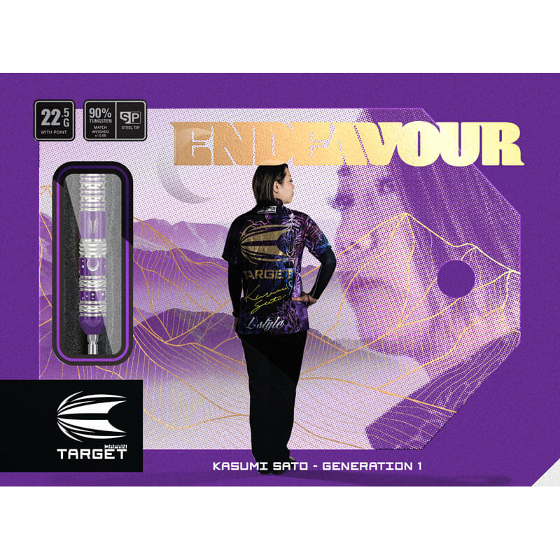 ［新品］TARGET ENDEAVOUR エンデバーG1 佐藤 かす美 ターゲット ENDEAVOUR エンデバー スイスポイント スティール22.5g