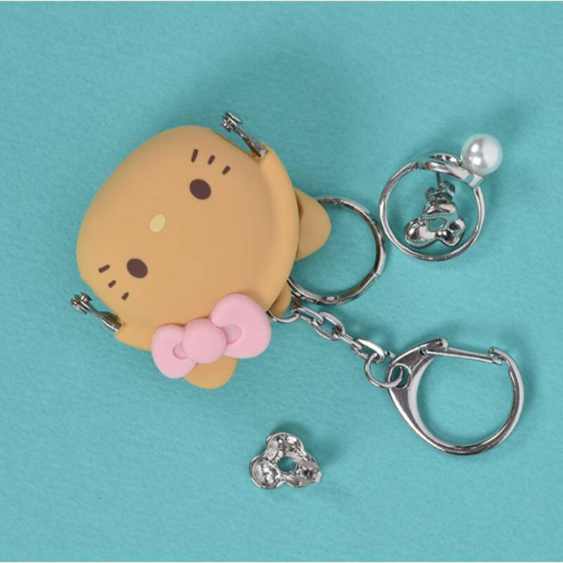 ピージーデザイン ミミポチビット ハローキティ ブラウン p+g design