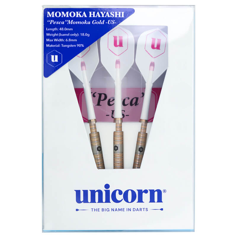 林桃加 モモカゴールドunicorn Pecca ダーツ ユニコーン Pesca MOMOKA GOLD US ペスカ モモカゴールドUS 2BA18g 林