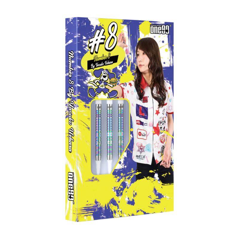 2セットone80 ダーツ　#8 上原泰子　ダーツライブ ワンエイティー 上原泰子選手 ナンバーエイト2 One80 #8 ver.2