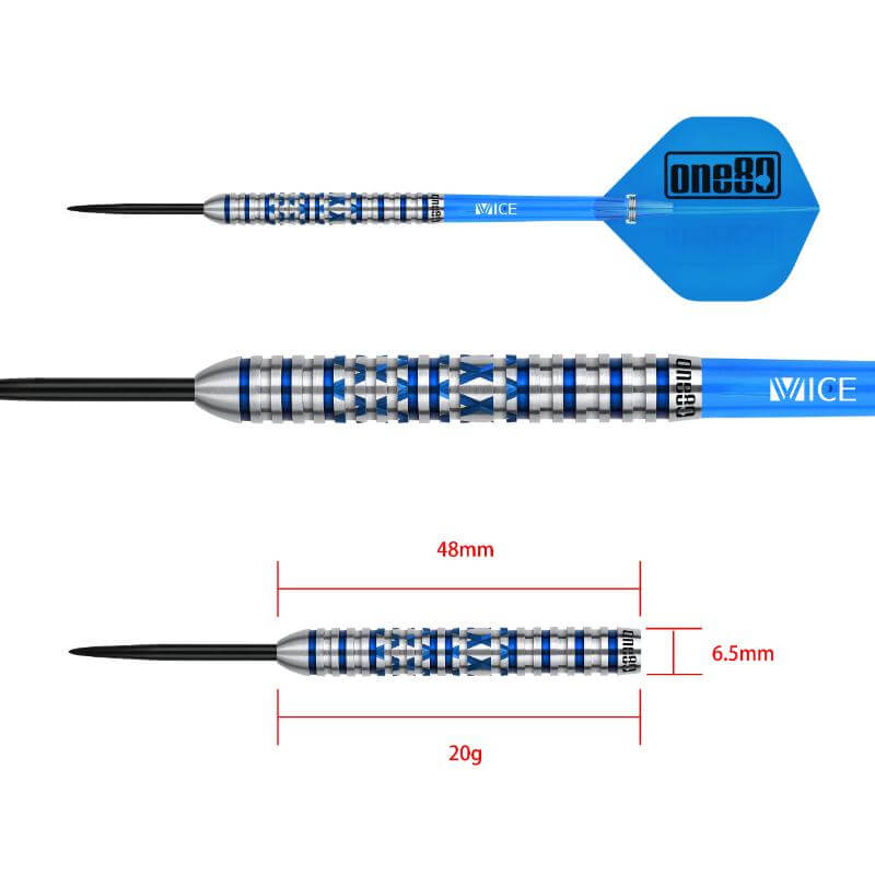 ONE80 Alex Reyes スティール20g アレックス・レイズ選手 ダーツ バレル