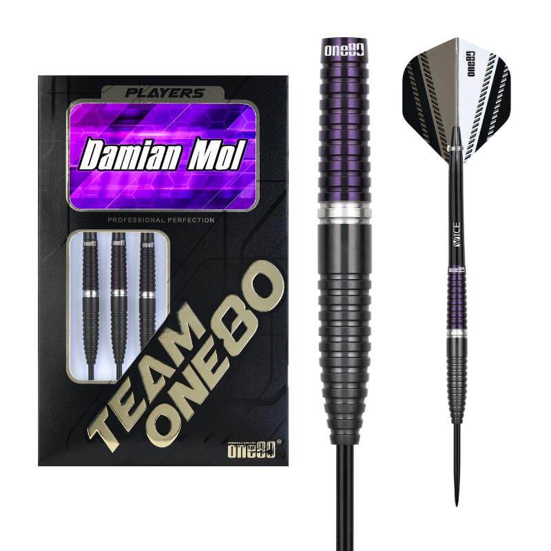 ONE80 Damian Mol ダミアン・モル スティール24g ハードダーツ バレル