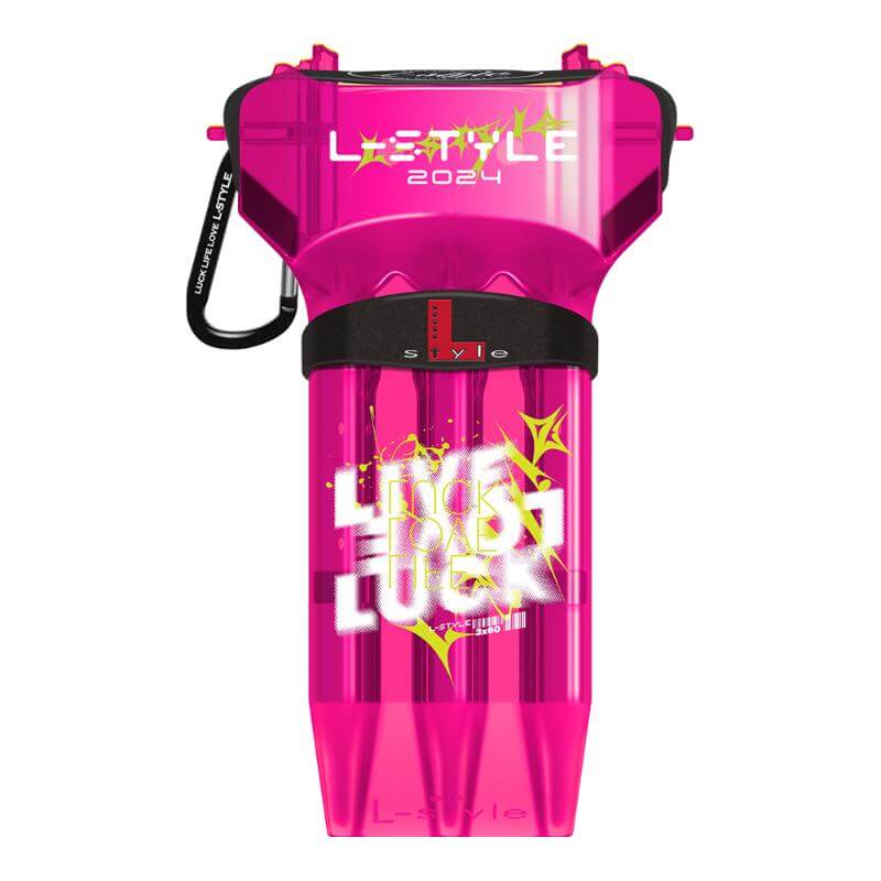 【TARGET】ダーツセット ＊ エルスタイル ダーツケース ピンク 限定モデル L-style エルスタイル クリスタルワン M9D 2024 スパークル ピンク