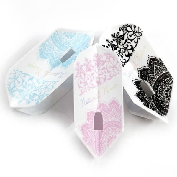 ナチュラルナイン】ロリータ ホワイト スリム ダーツ フライト