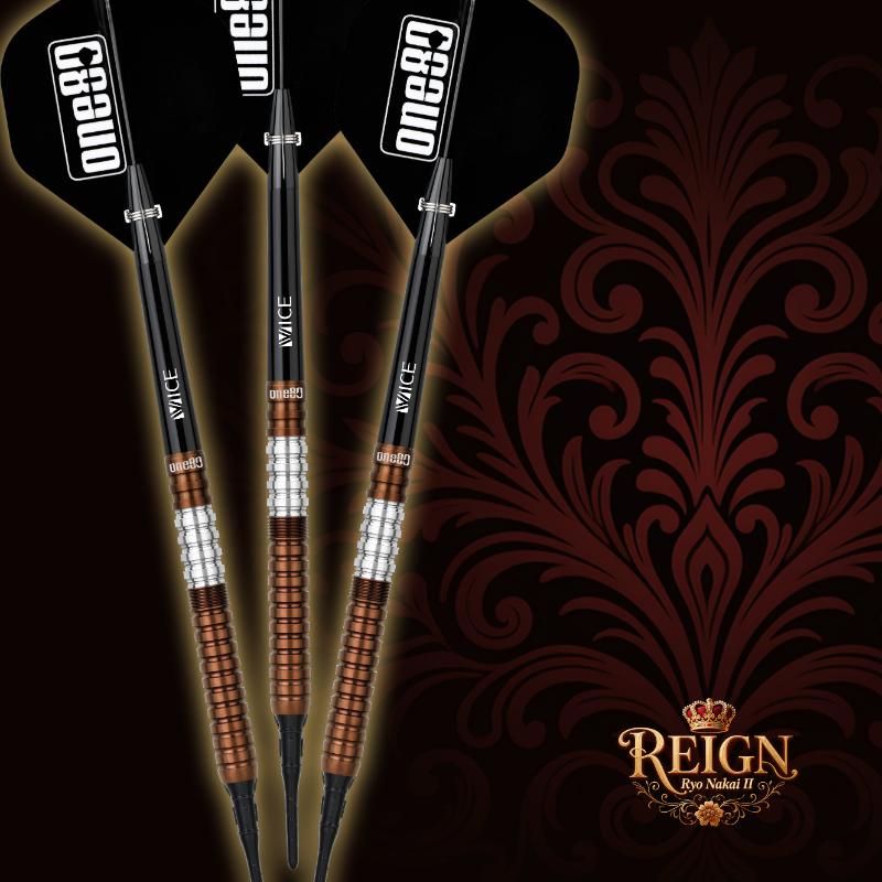 ONE80 REIGN ver.2 レイン2 2BA18g Coffee 中井涼選手 ダーツ バレル
