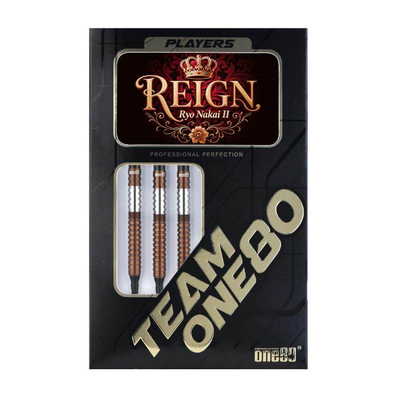 TEAM ONE80 Reign Ryo Nakai II 18g ソフトダーツ ONE80 REIGN ver.2 レイン2 2BA18g Coffee 中井涼選手 ダーツ バレル