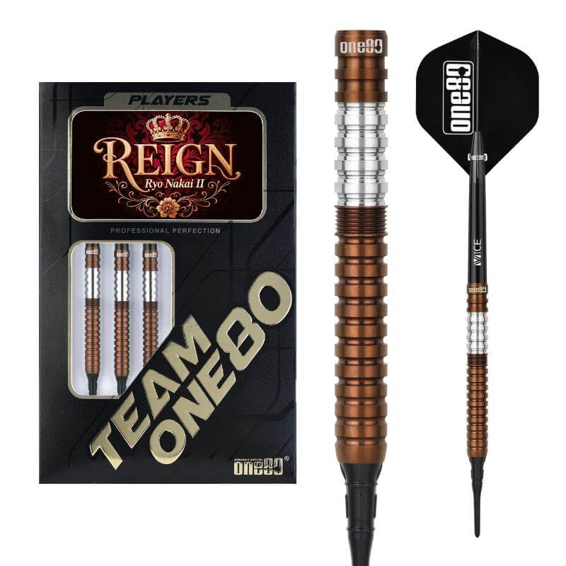 ONE80 REIGN ver.2 レイン2 2BA18g Coffee 中井涼選手 ダーツ バレル