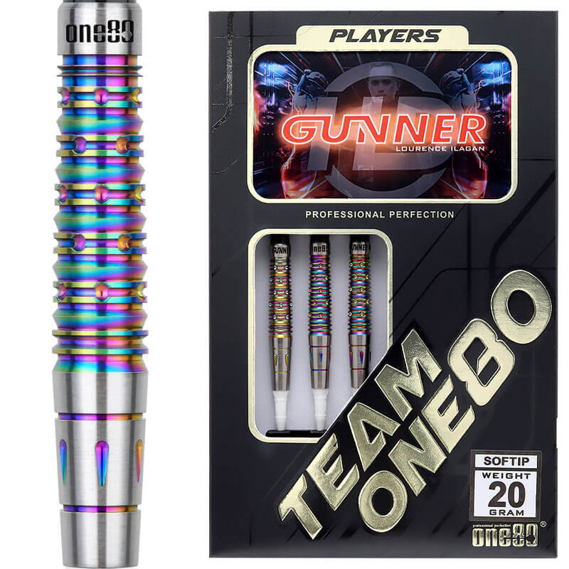 ONE80 Gunner80 ガンナー80 2BA20g ローレンス・イラガン選手 ダーツ