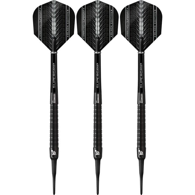 ハローズ スーパーグリップ ブラックエディション 2BA16g ダーツ バレル