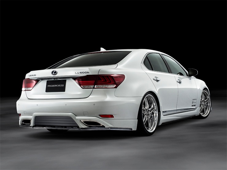 LEXUS LS エアロパーツ カスタム リヤハーフスポイラー