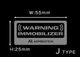 ��STICKER TYPE : J