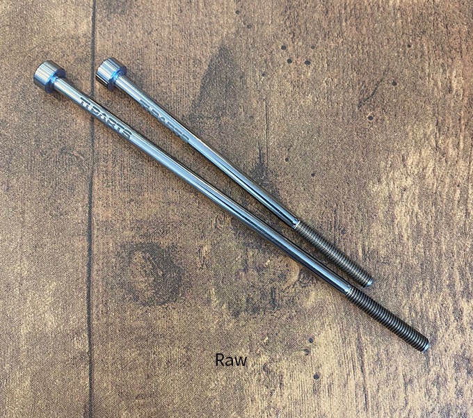 Ti Parts Work Shop�ʥƥ��������ѡ��� �������åס� Titanium Front and Rear Wheel Quick Release Bolt (P/T Line)�������˥��� �ե���ȡ��ꥢ�ۥ����� �����å���꡼���ܥ�ȡ�P/T Line��