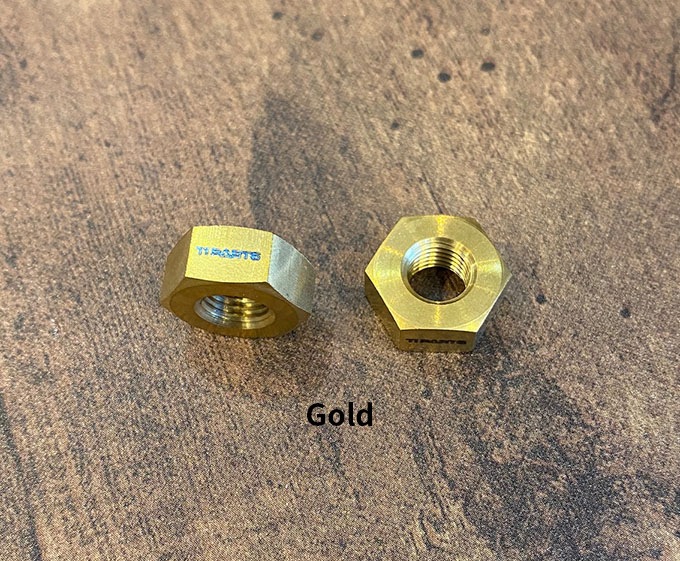 Ti Parts Work Shop�ʥƥ��������ѡ��� �������åס� �����˥��� �ե���ȥϥ֥ʥåȡ�Titanium Front Wheel Nut 