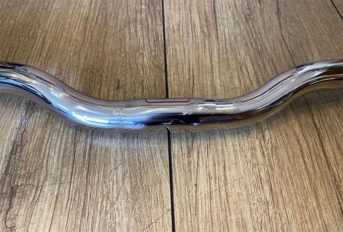H��H(����������ɥ�����)��Titanium Handlebar Low rise bar �ڥ��顼��Polish Silver�ۡ�HH inovation��