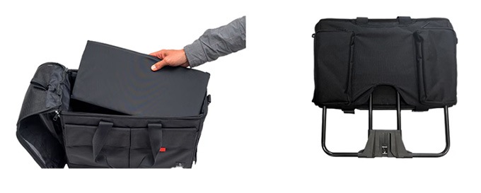 rin project��MIZUTANI BICYCLE��BROPET CARRY BAG BLACK�����Хå��ե졼�������