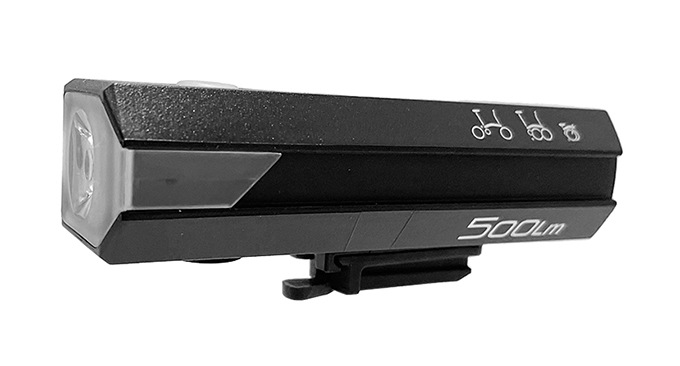 Brompton�ʥ֥���ץȥ�ˡ�500Lm Front Light��Cateye AMPP500����Ѥ����֥���ץȥ����ѥե���ȥ饤��