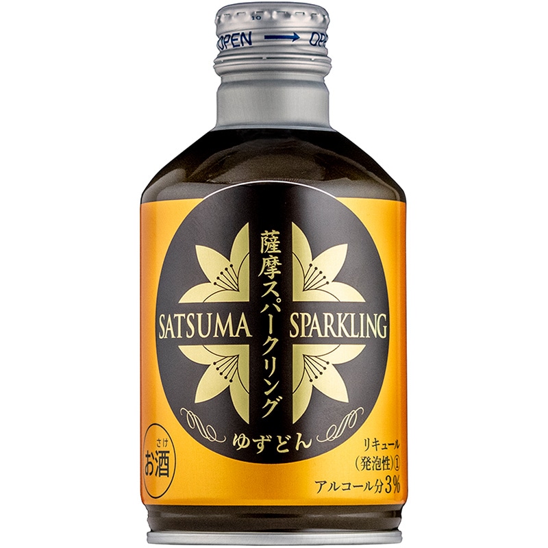 薩摩スパークリングゆずどんボトル缶 3度 250ml | スパークリング