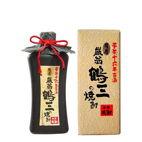 十六年古酒 薩摩厳翁鶴三の焼酎 25度 720ml | 芋焼酎 | | 山元酒造通販