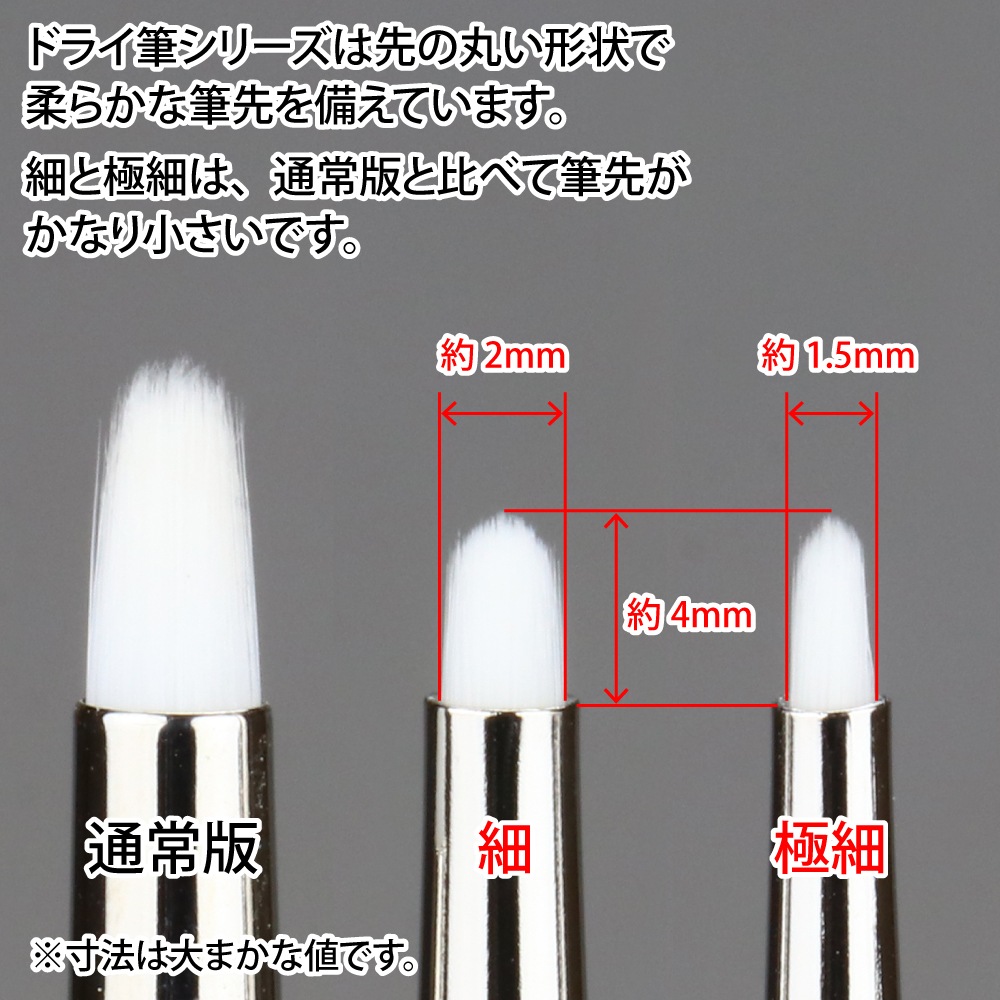 ゴッドハンド 神ふで ドライ筆 細 極細 直販限定 日本製 模型用筆 ゴッドハンド 神ふで ドライ筆 細 極細 直販限定 日本製 模型用筆