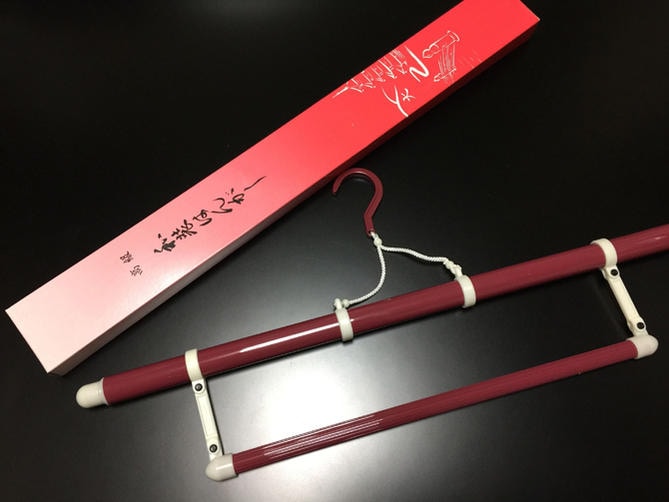 伸縮性ポリカーボネート製・着物ハンガー【新品】