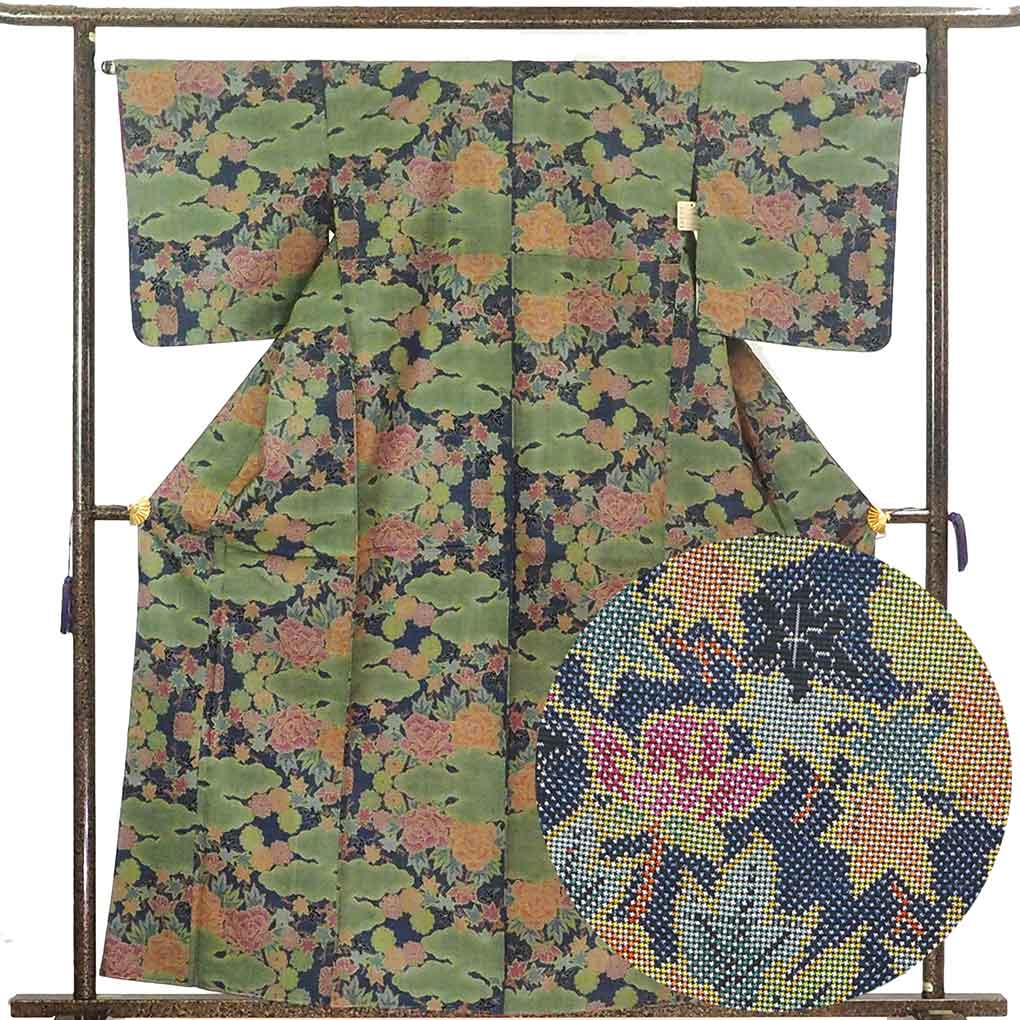 着物草履 迷彩柄 怖い 