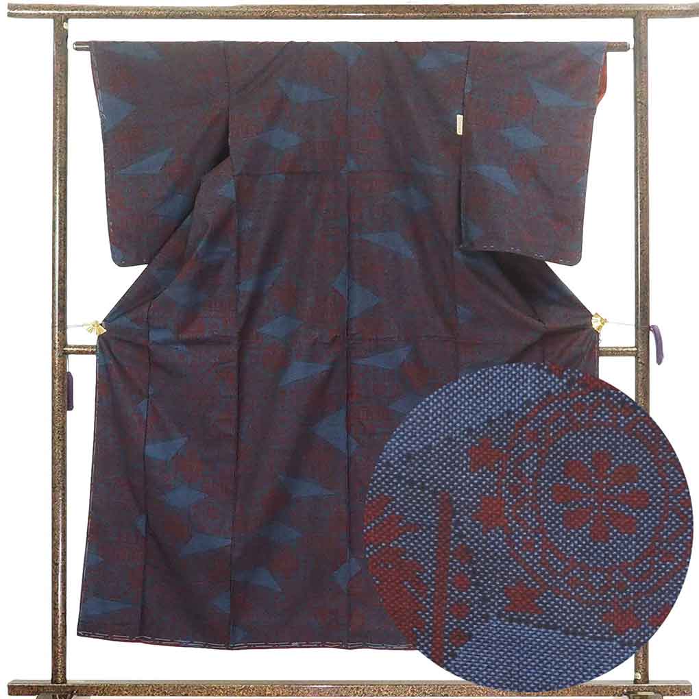 正絹袷大島紬着物未使用品