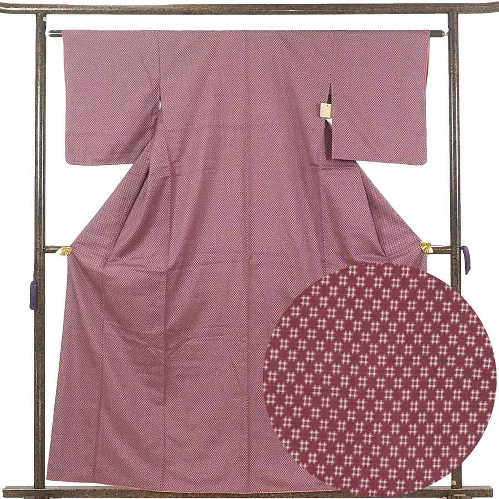 pk459 うまから 正絹 訪問着 金彩 暈し 袷着物 身丈 約163cm 裄 約
