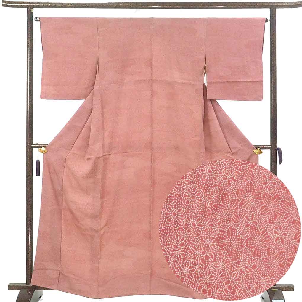 小紋 紋意匠 手染め 正絹 反物 【公式通販】