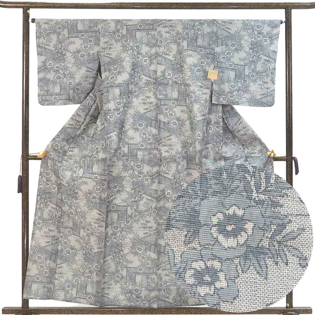 Queen品です。NK31アンティーク子供着物正絹美品綺麗着丈92センチ アンティークこども着物レンタル 結々 – 七五三・ハーフ成人式