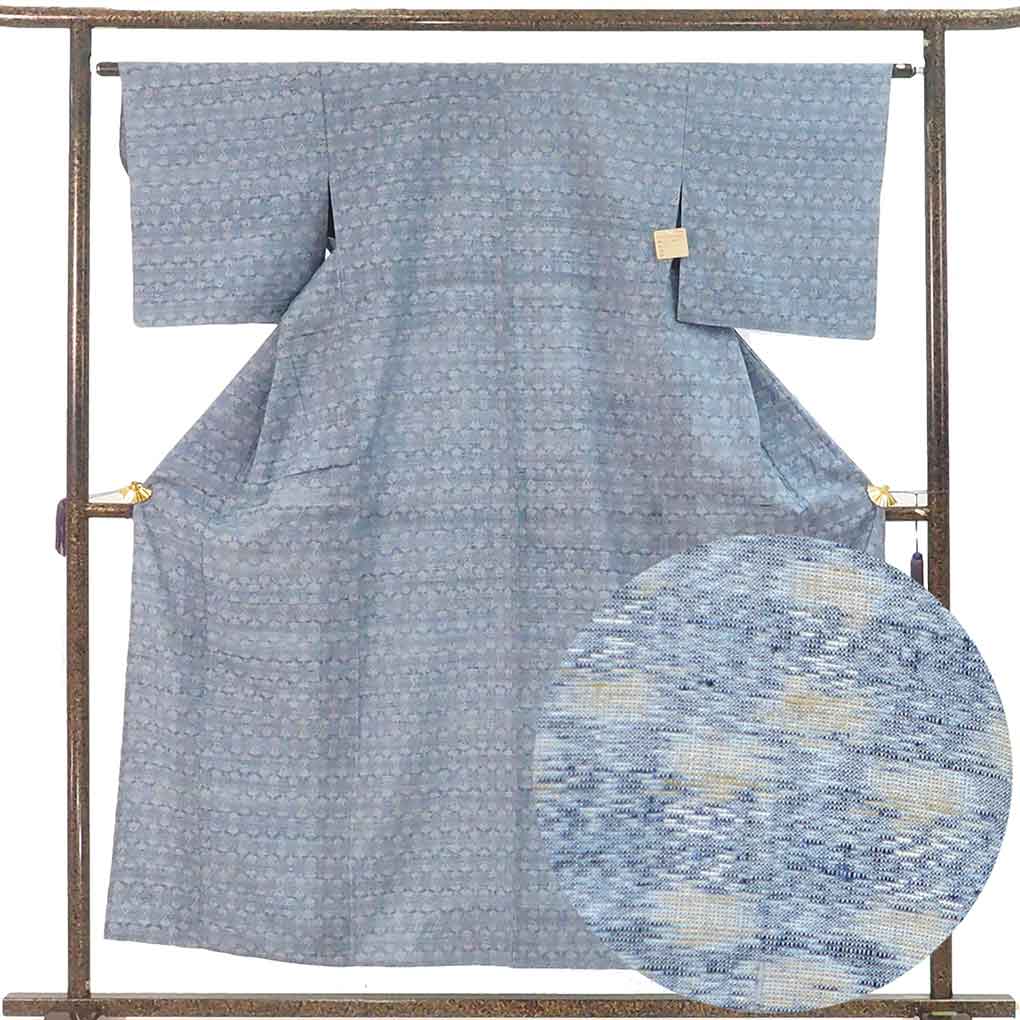 ミドリの商店品です。NA899アンティーク子供着物着丈140センチ裄丈56 裄63cm-65cm未満