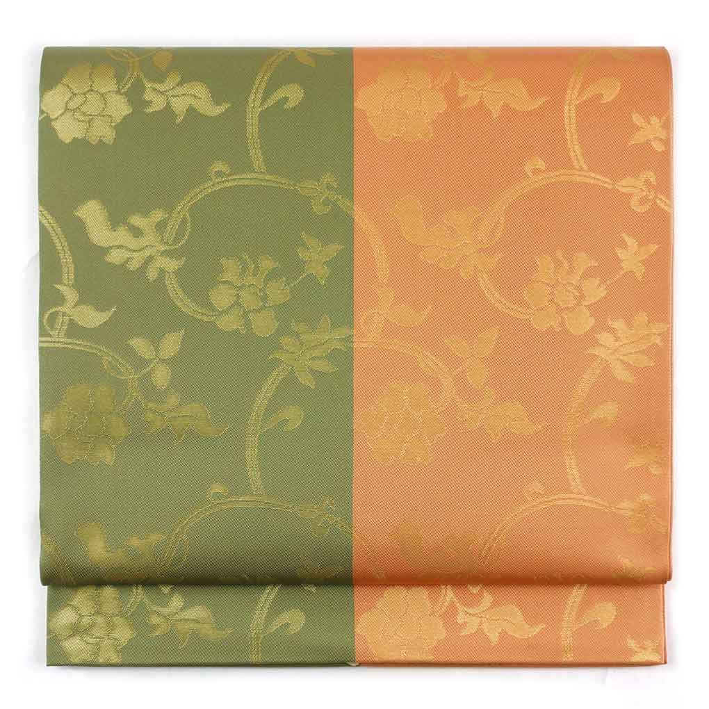 袋帯◇染しゃれ袋帯◇正絹◇新品◇長さ438cm 袋帯