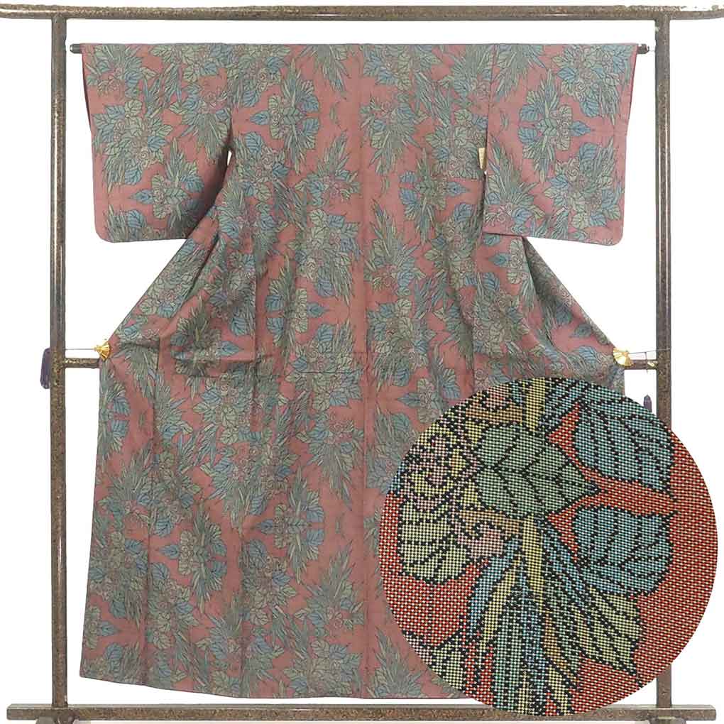☺*︎様 未使用近い　美品　単衣　紬　小紋　フルセット　身丈153 裄丈64 ☺*︎様 未使用近い 美品 単衣 紬 小紋 フルセット 身丈153 裄丈