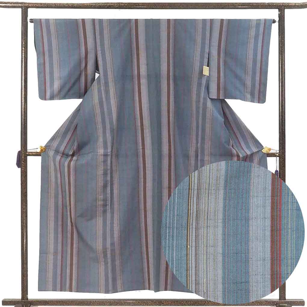 要事前確認　千總　色無地　違い鷹の羽　身丈160　裄65cm　k3334rym 要事前確認 千總 色無地 違い鷹の羽 身丈160 裄65cm k3334rym