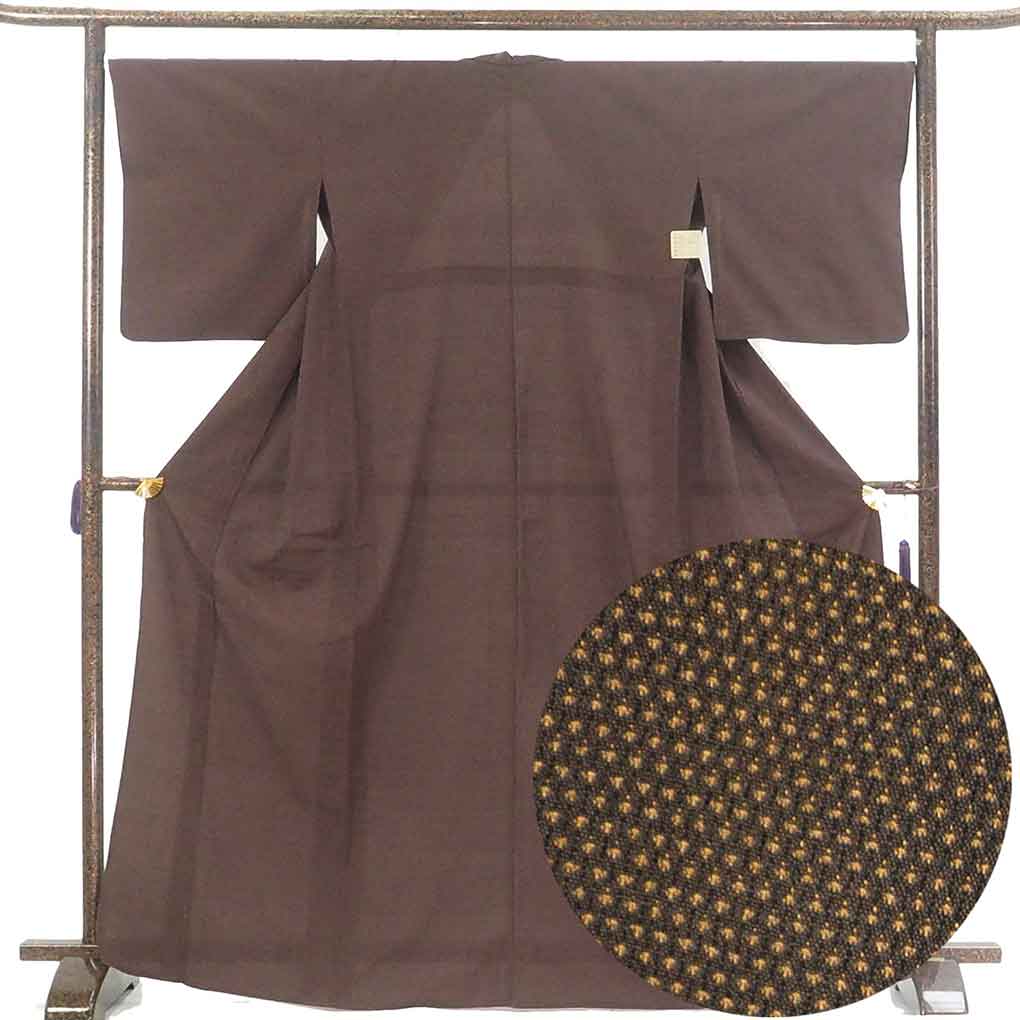 【新品未使用】しつけ付き 浴衣 単衣着物 普段着物 木綿着物 トールサイズ 裄長 裄65cm-67cm未満
