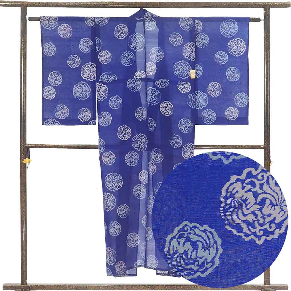 u*4様 未使用近い　美品　単衣　正絹　小紋　フルセット　身丈156 裄丈64 会*子様 未使用近い 美品 袷 正絹 浜千鳥 江戸小紋 フルセット