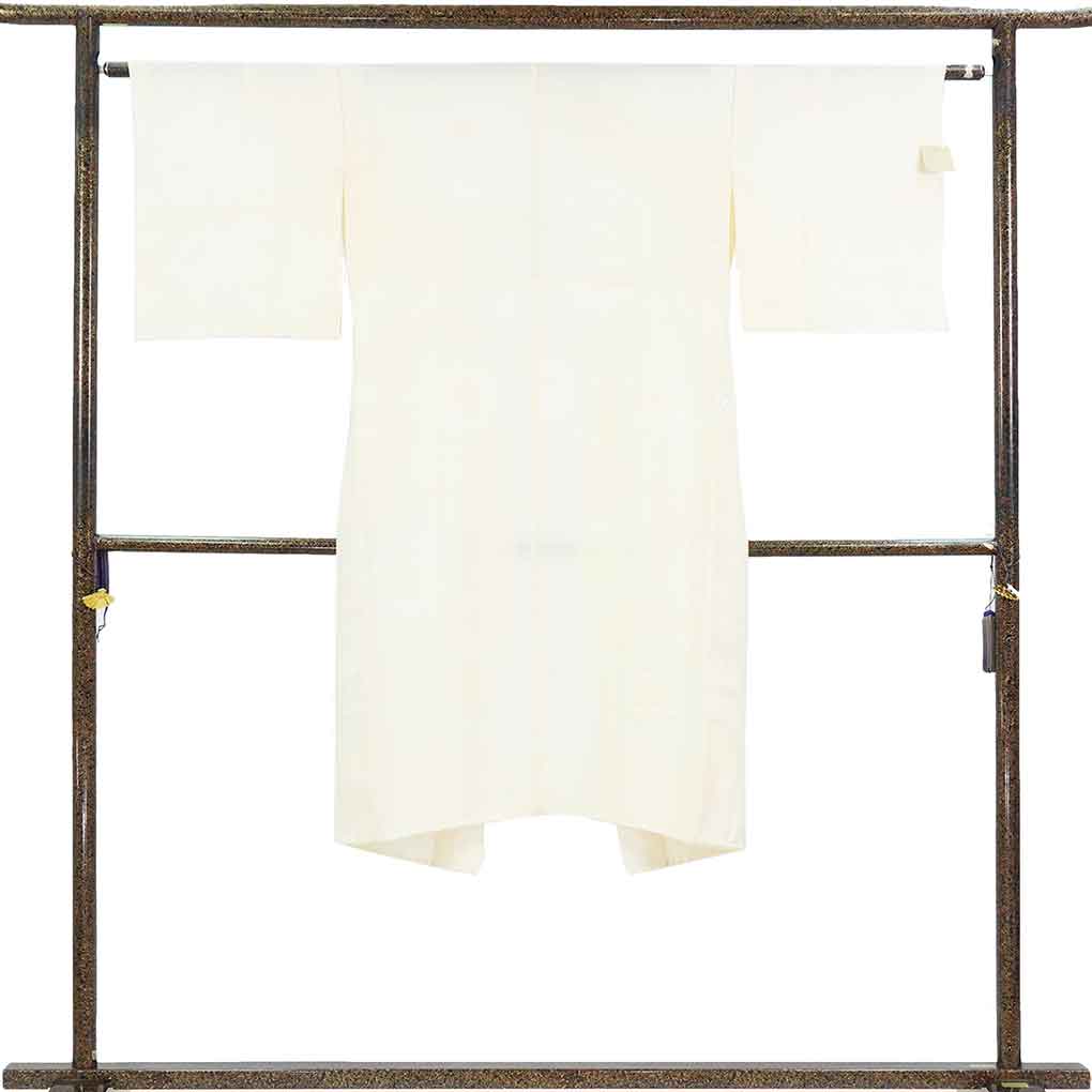 長襦袢 リサイクル着物 襦袢丈120cm 裄61.5cm 袖丈43cm 袖幅31cm レディース 袷 花柄 裄Sサイズ 秋冬春用 正絹（シルク）ピンク やや難 リメイク リユース【ランクB】