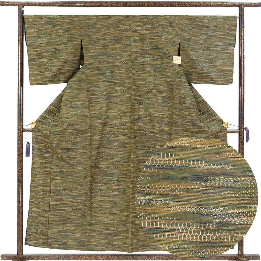【未使用】裄長 トールサイズ 訪問着　裄67cm 松文様 貝合わせ 八掛共布 裄67cm〜69cmの着物通販｜呉服のきくや｜裄長め・トールサイズの格安着物