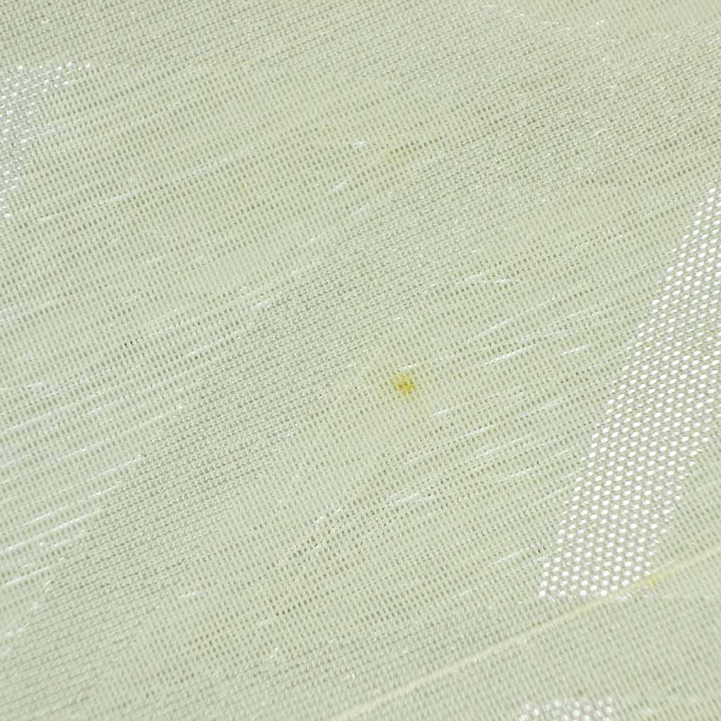 袋帯 リサイクル帯 幅31cm 長さ414cm レディース 露芝 夏用 正絹（シルク）グレー やや難 リメイク リユース【ランクB】