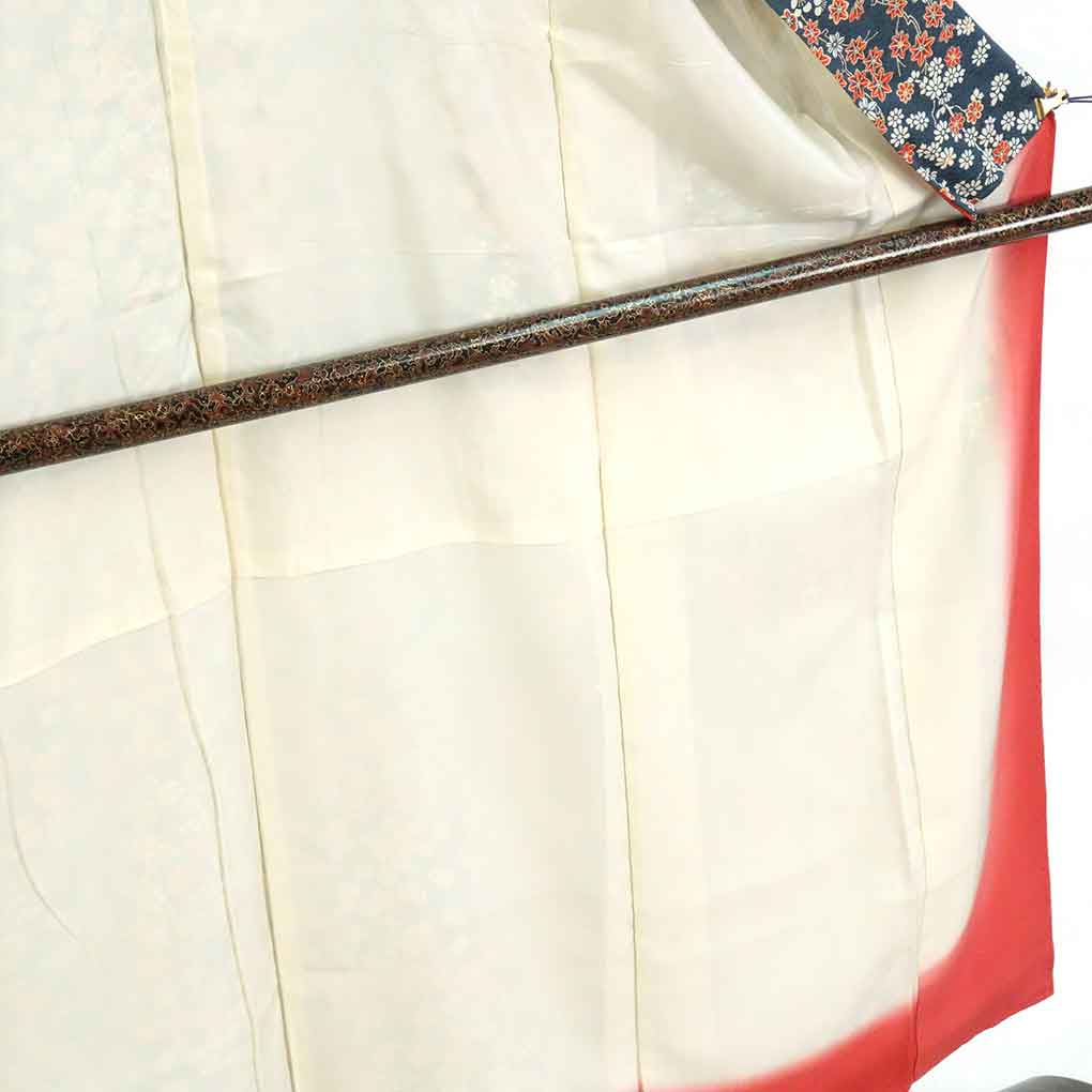 【在庫処分】リサイクル着物 小紋正絹紺グレー地袷小紋着物 レディース 秋冬春用 シルク100% ネイビー 裄Sサイズ身丈151cm 裄62cm 前幅24cm 後幅28cm 袖丈48cm【ランクA】