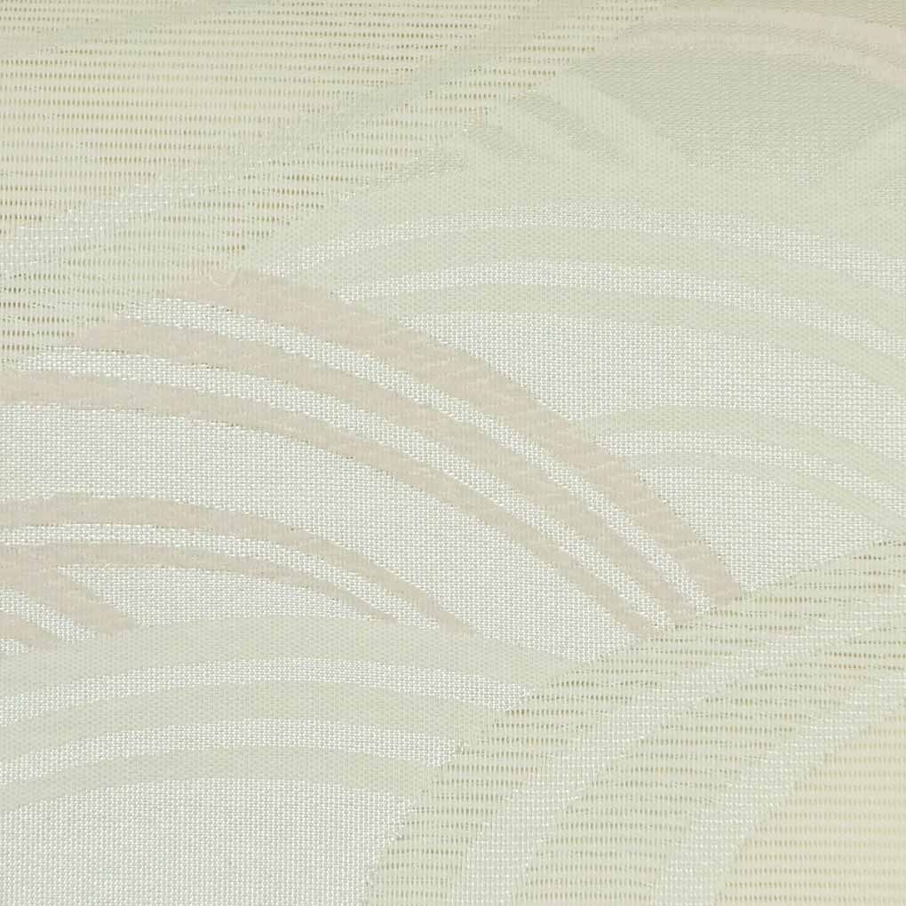 袋帯 リサイクル帯 幅31cm 長さ440cm レディース 波頭 夏用 正絹（シルク）ホワイト やや難 リメイク リユース【ランクB】