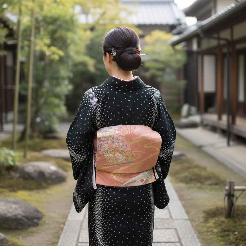 袋帯 リサイクル帯 幅31cm 長さ437cm レディース 扇面 秋冬春用 正絹（シルク）ブラウン 未使用品 リメイク リユース【ランクS】