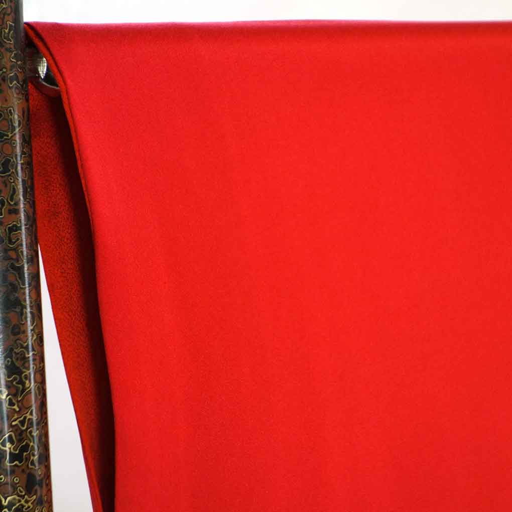 振袖 リサイクル着物 身丈160cm 裄67cm 前幅24cm 後幅30cm 袖丈109cm 袖幅35cm レディース 袷 花柄 裄長 裄Lサイズ 秋冬春用 正絹(シルク)レッド 美品 リメイク リユース【ランクA】